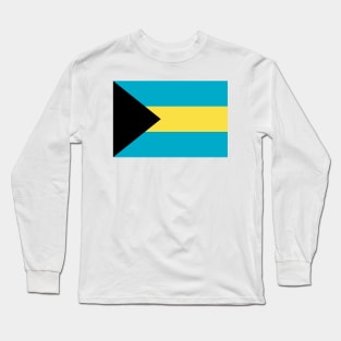 Flag of the Bahamas Long Sleeve T-Shirt